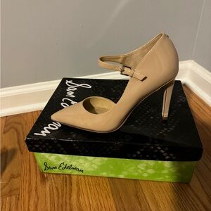 Sam Edelman Nora Pump - nude patent, size 7.5